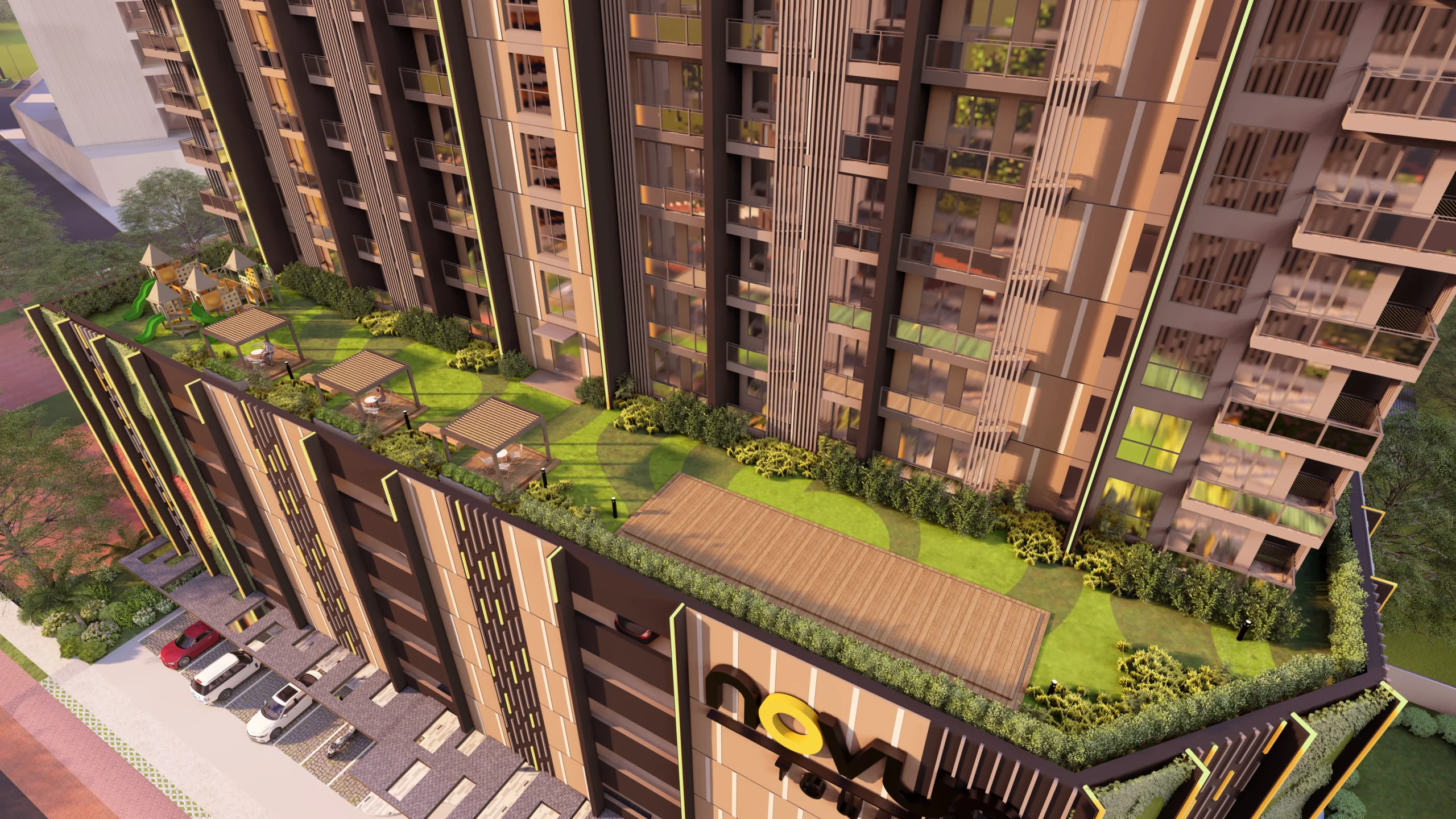 III. Garden Deck (Podium)